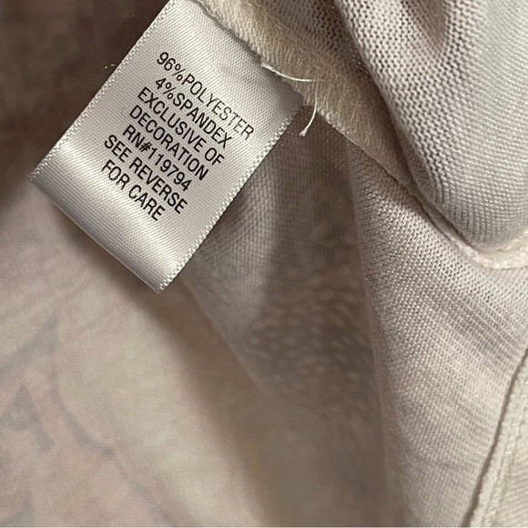 APT 9 Pink Marble Crochet V-Neck Blouse GemsPlus Size 1X NEW - Picture 7 of 10